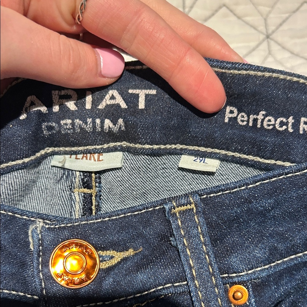 Ariat Dark Blue Denim Jeans - Picture 6 of 6